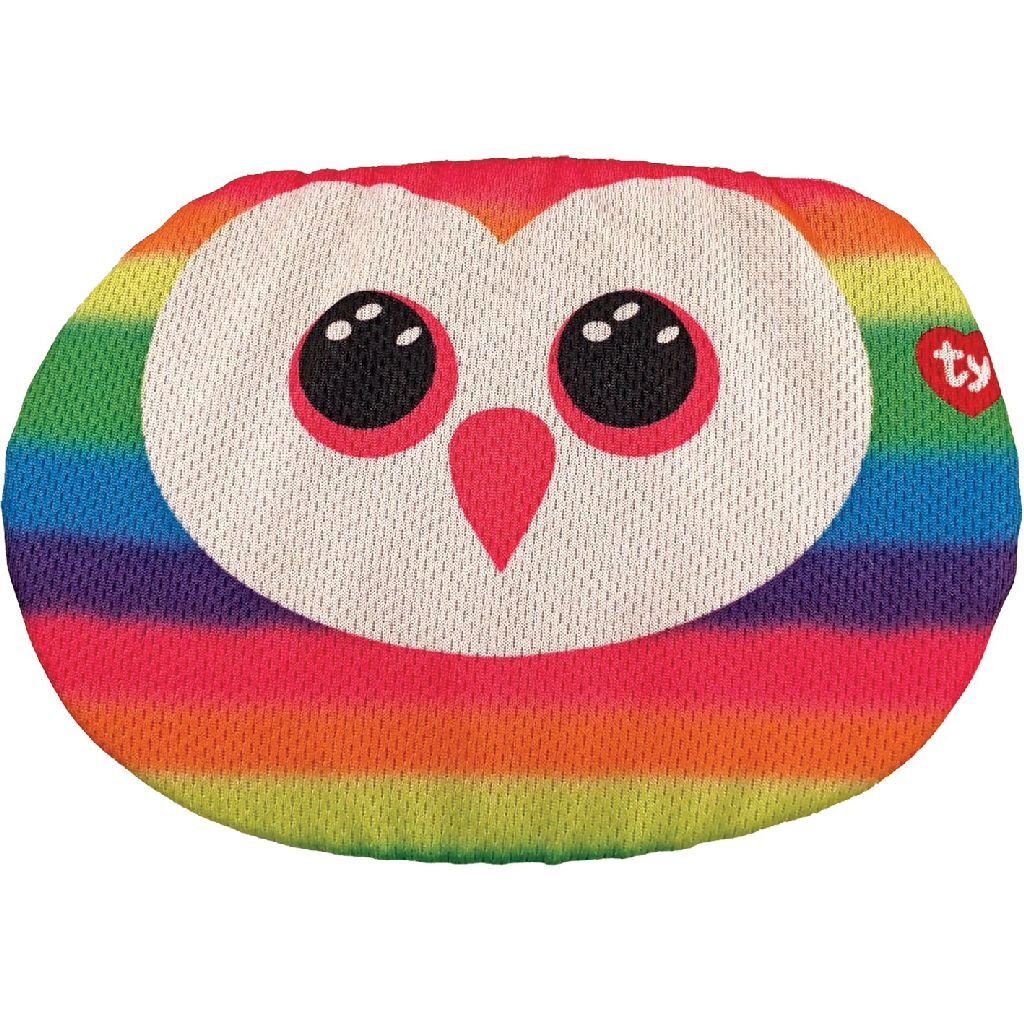Máscara facial infantil lavável Ty coruja owen ajustável 3+