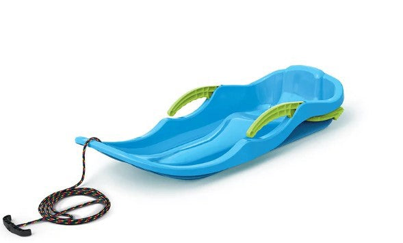 Plastic sled with brake