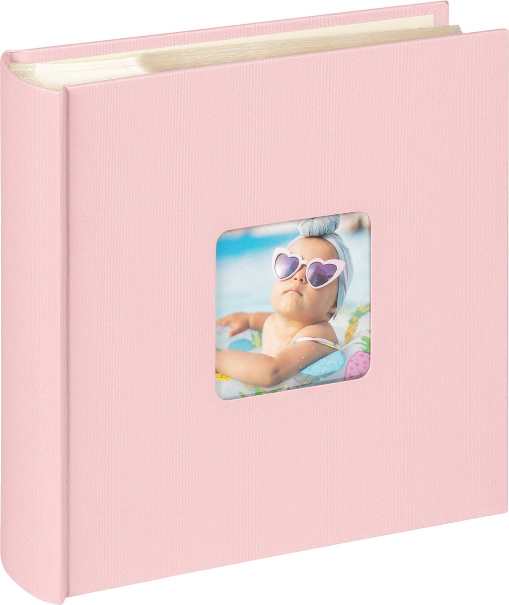 Walther me-110-br seleção divertida de bebês - álbum de estoque de memorandos - 200 fotos 10 x 15 cm - rosa