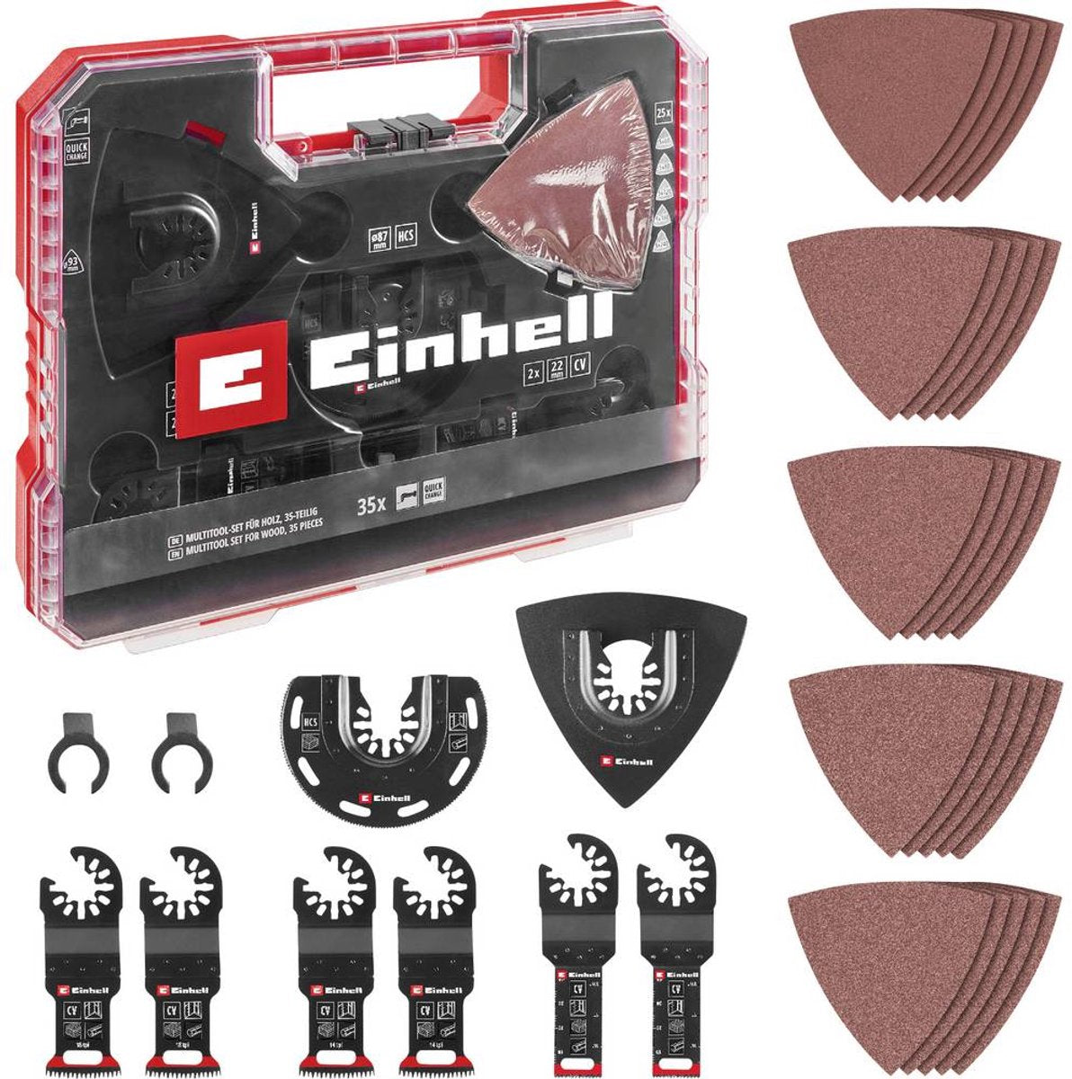 Einhell multi-tool set - 35-piece - XLplus case
