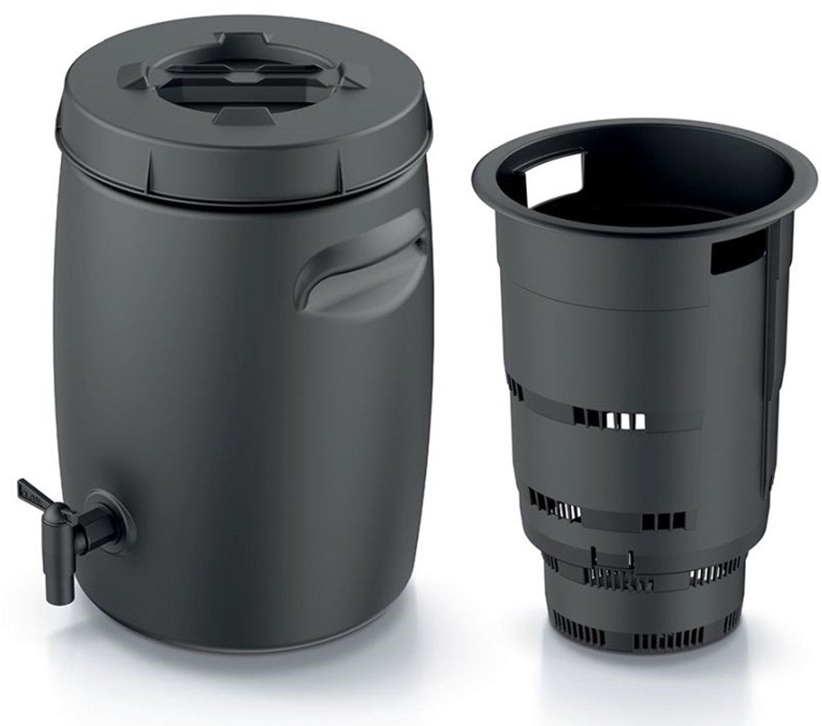 Prosperplast combioliq Kompostbehälter - 55 Liter - Kompostbehälter - Filter