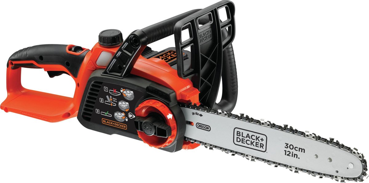 Black+decker motorna žaga 36v 2,5ah, 30cm - gkc3630l25-qw