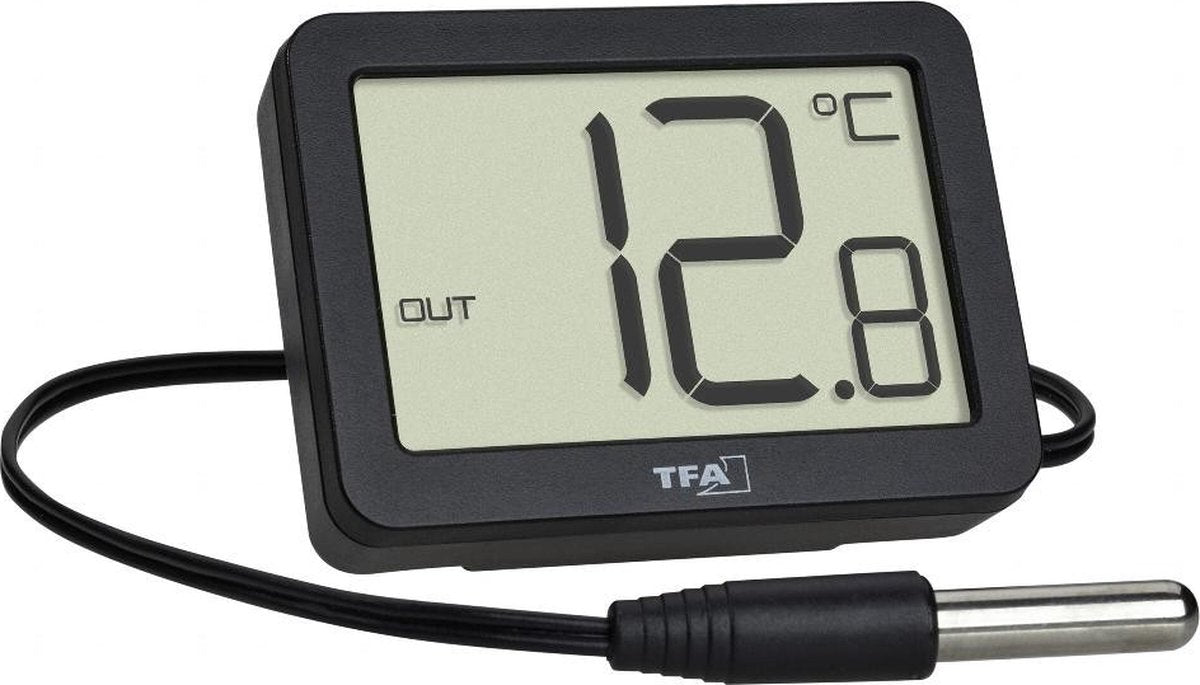 Tfa dostmann 30.1066.01 thermometer black