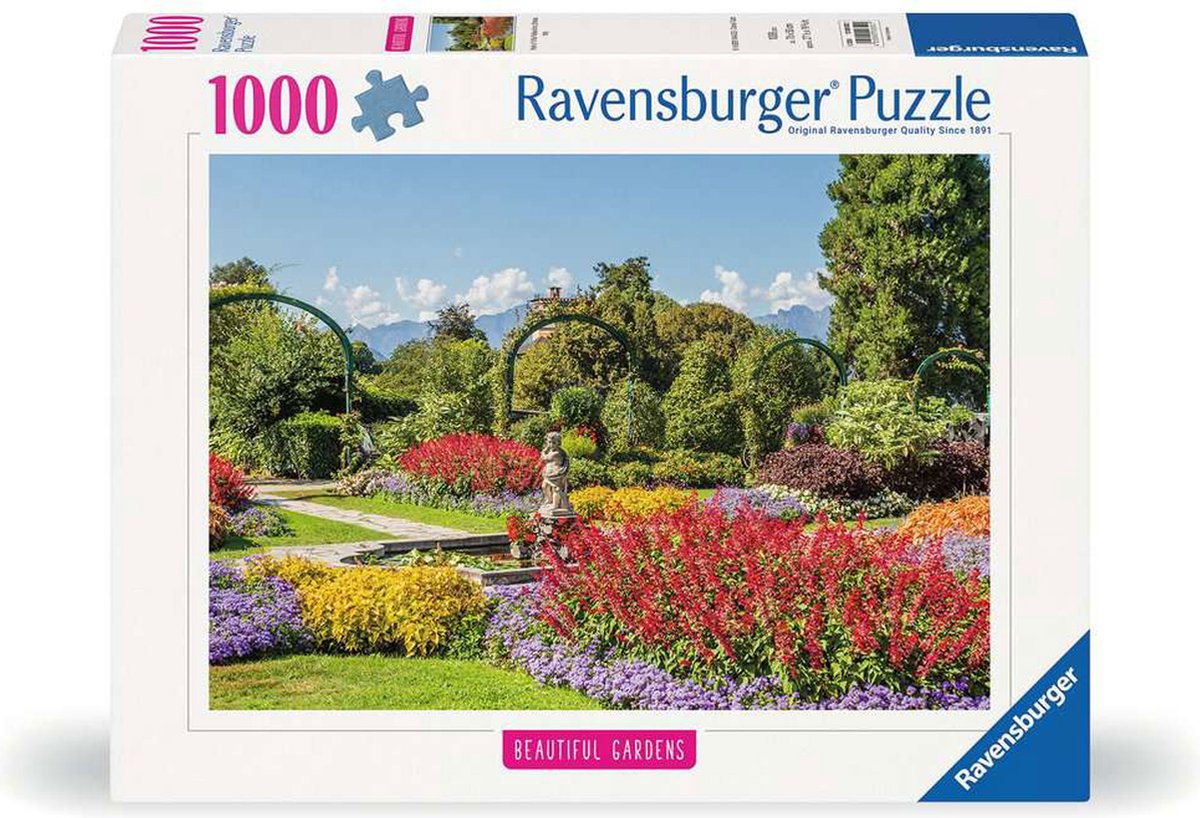 Ravensburger puzzle park vagy villa pallavicino, Stresa, Olaszország - kirakós játék - 1000 darab