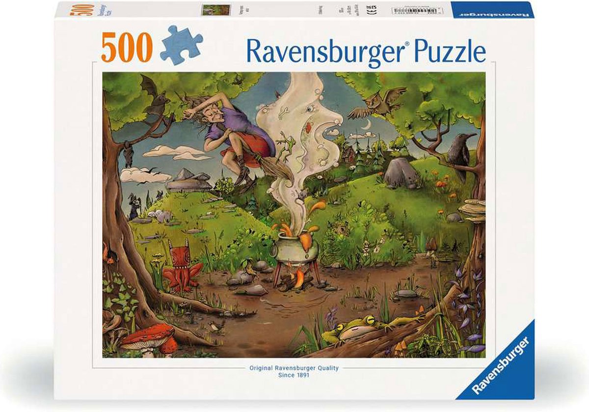 Ravensburger puzzle az erdei boszorkánynál - kirakós játék - 500 darab