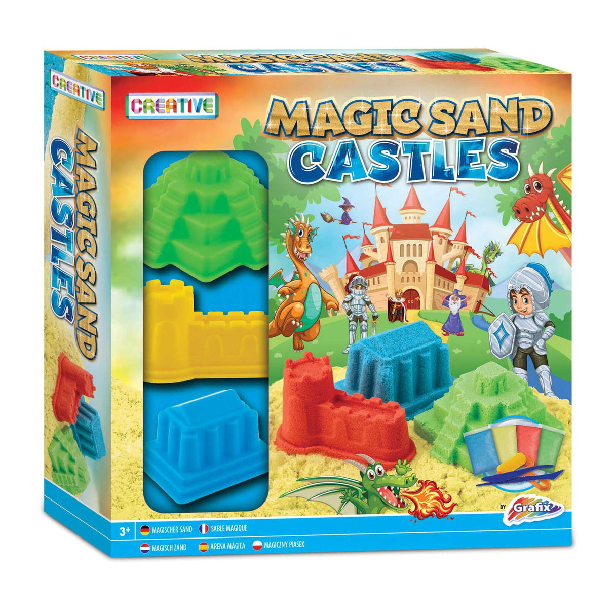 Conjunto de castelo de areia de Grafix Magsich