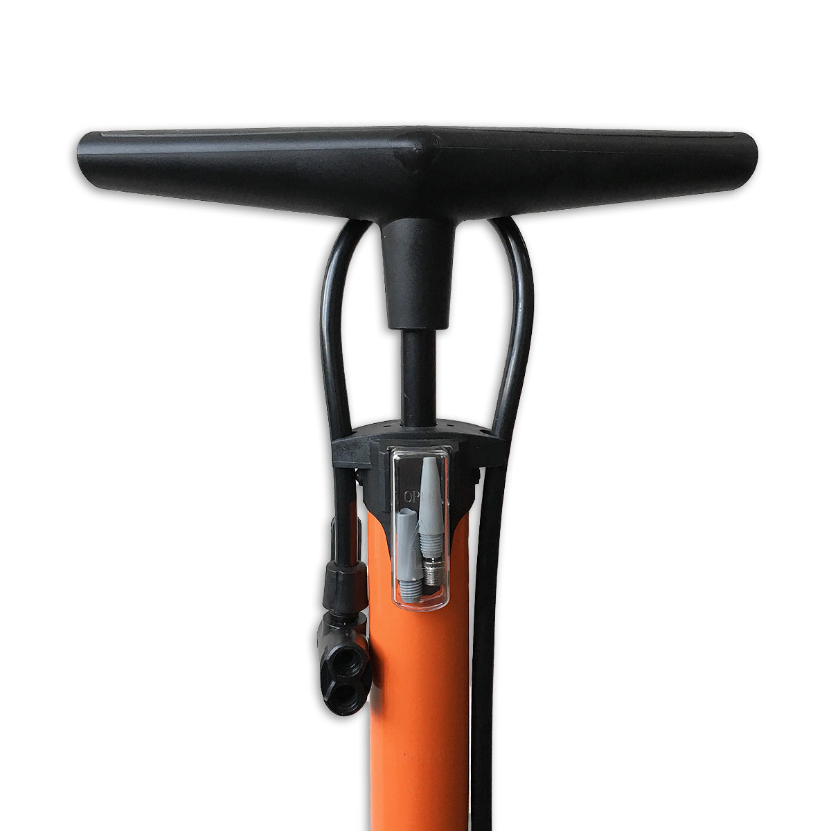 Velo Pompel mat Manometer 6 Bar orange