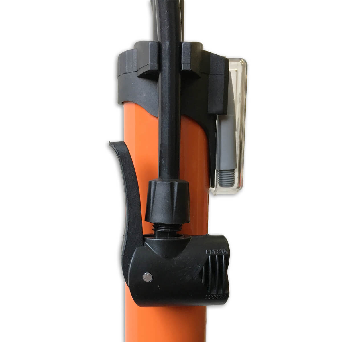 Velo Pompel mat Manometer 6 Bar orange