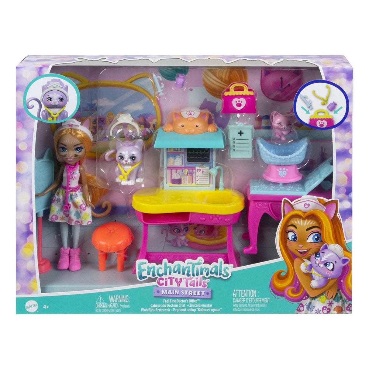 Mattel Enchantimals City Tails Doctor's Practice Speellet