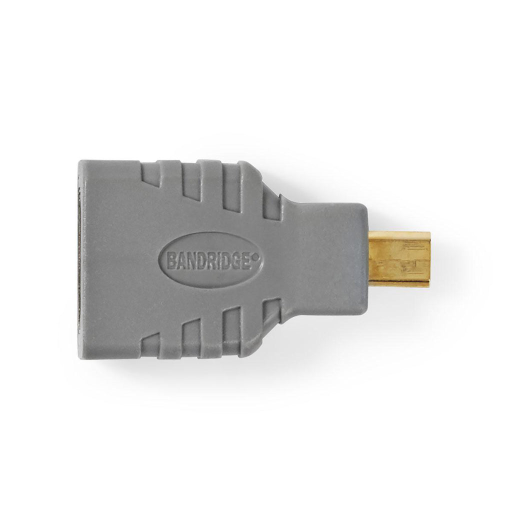 Bandridge BVP130 HDMI adaptér Mikrokonektor HDMI - samica HDMI sivá