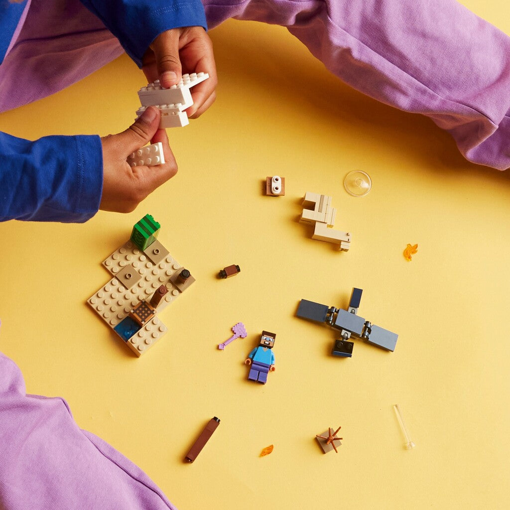 Lego Minecraft 21251 steve #039; Púštna expedícia