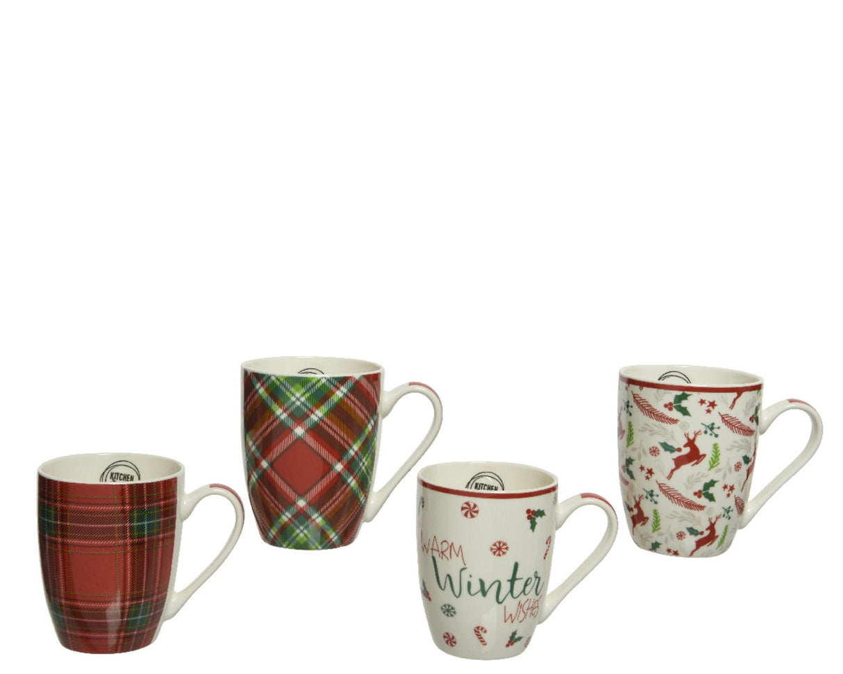 Decoris karácsonyi bögre porcelán 340ml