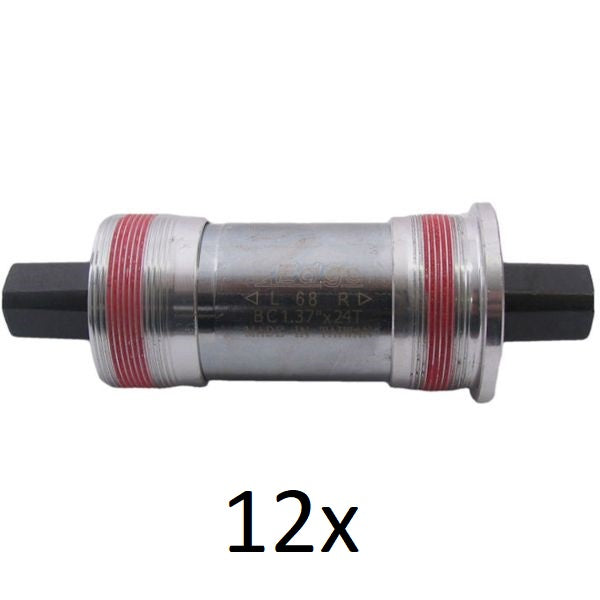 Lúibín bun cearnach 123mm Edge 68mm le cupáin alúmanaim (12 phíosa)