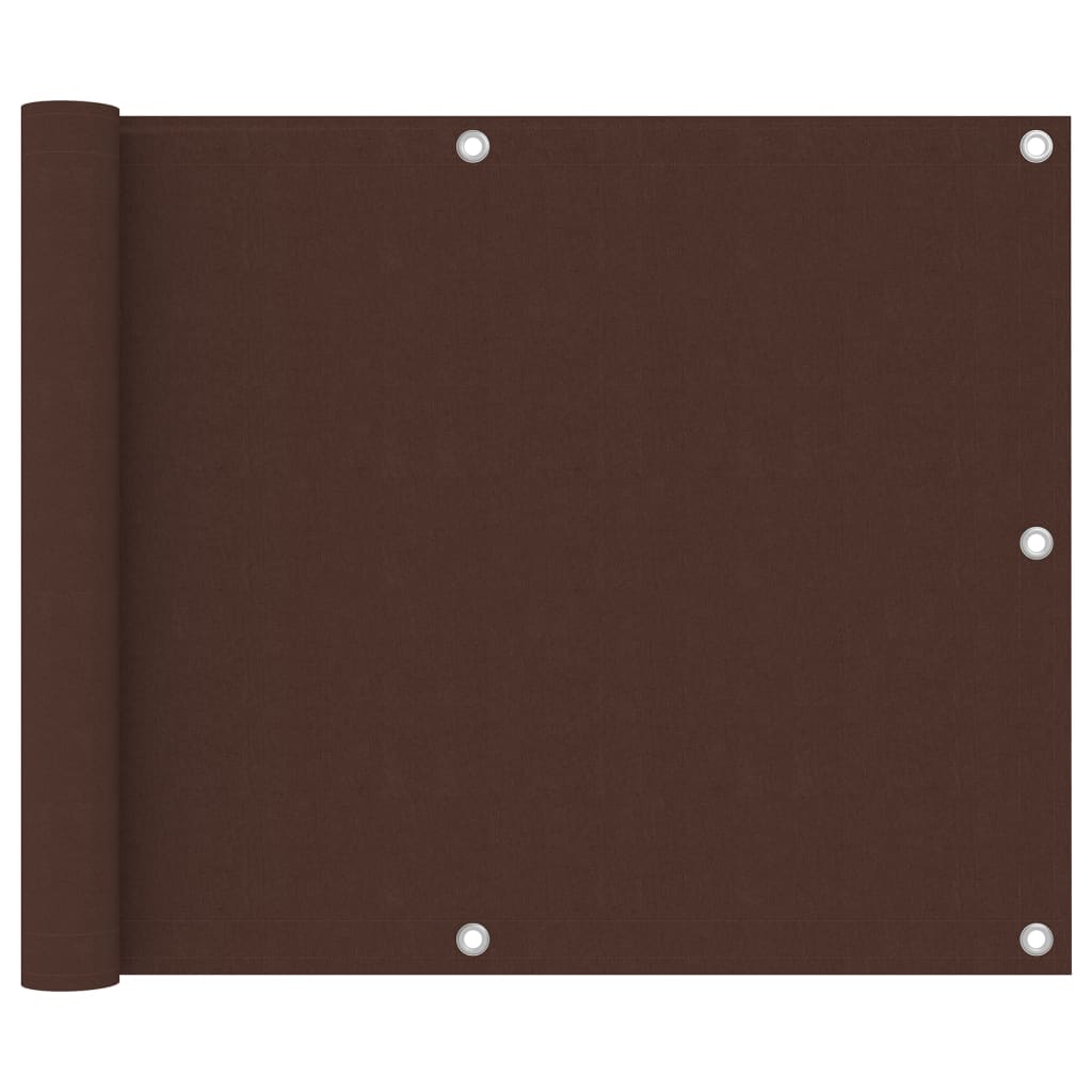 Vidaxl Balkon ekran 75x300 cm Oxford Tkanina Brown