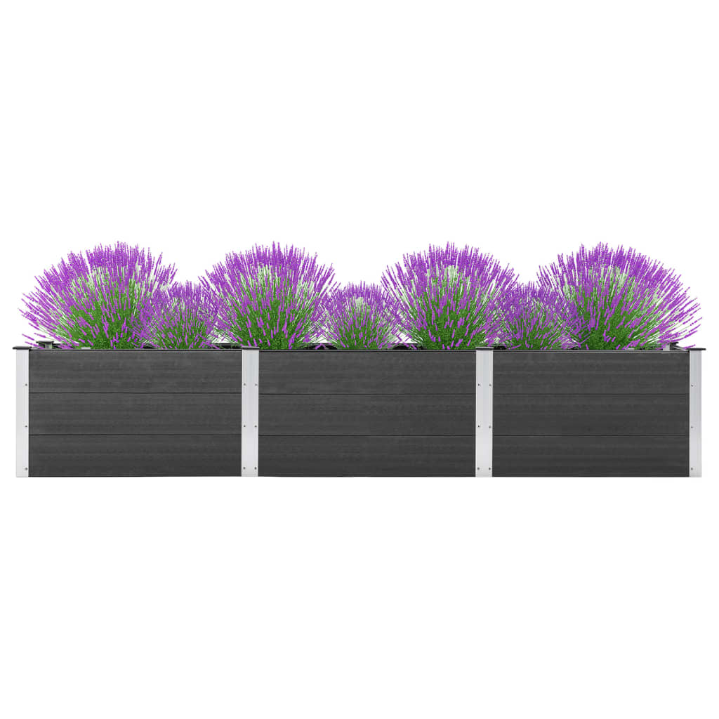 VidaXL Raised Planter 300x50x54 cm HKC Grey