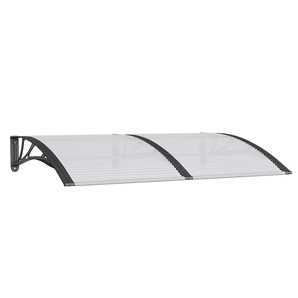 Vidaxx vrat nadstrešek 150x100 cm polikarbonat črna