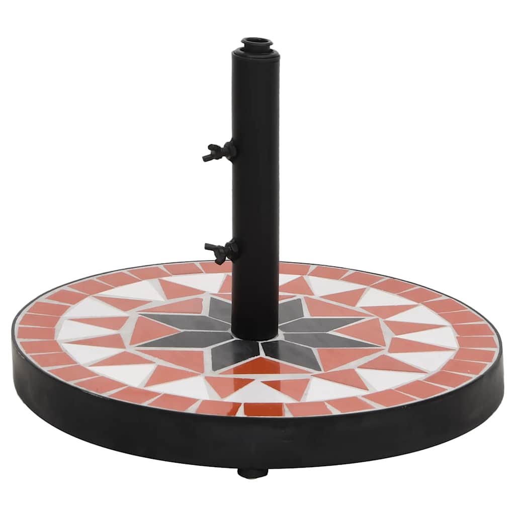 Vidaxx Parasol Base krog 12 kg terakote bela