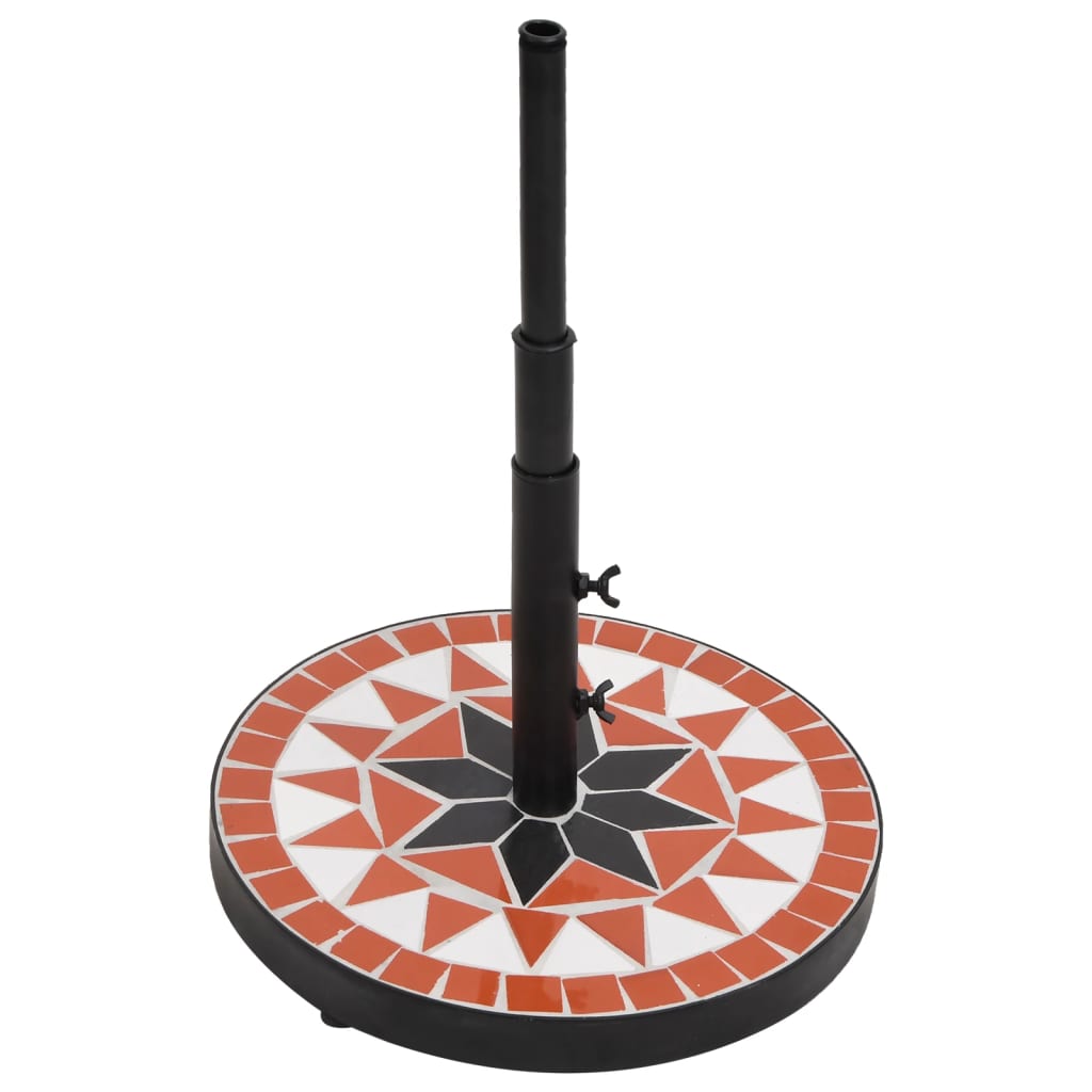 Vidaxx Parasol Base krog 12 kg terakote bela