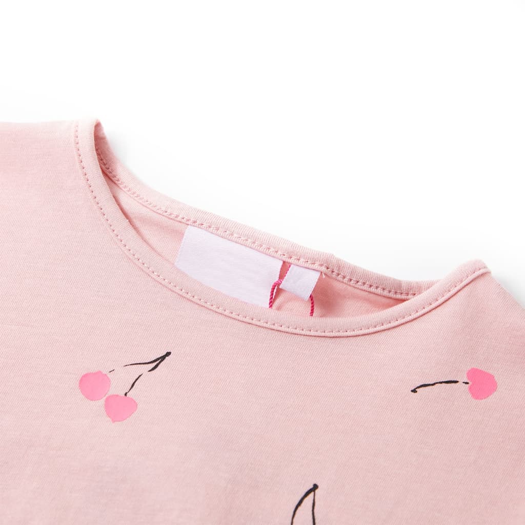 VidaXL Chemise enfant 128 rose clair