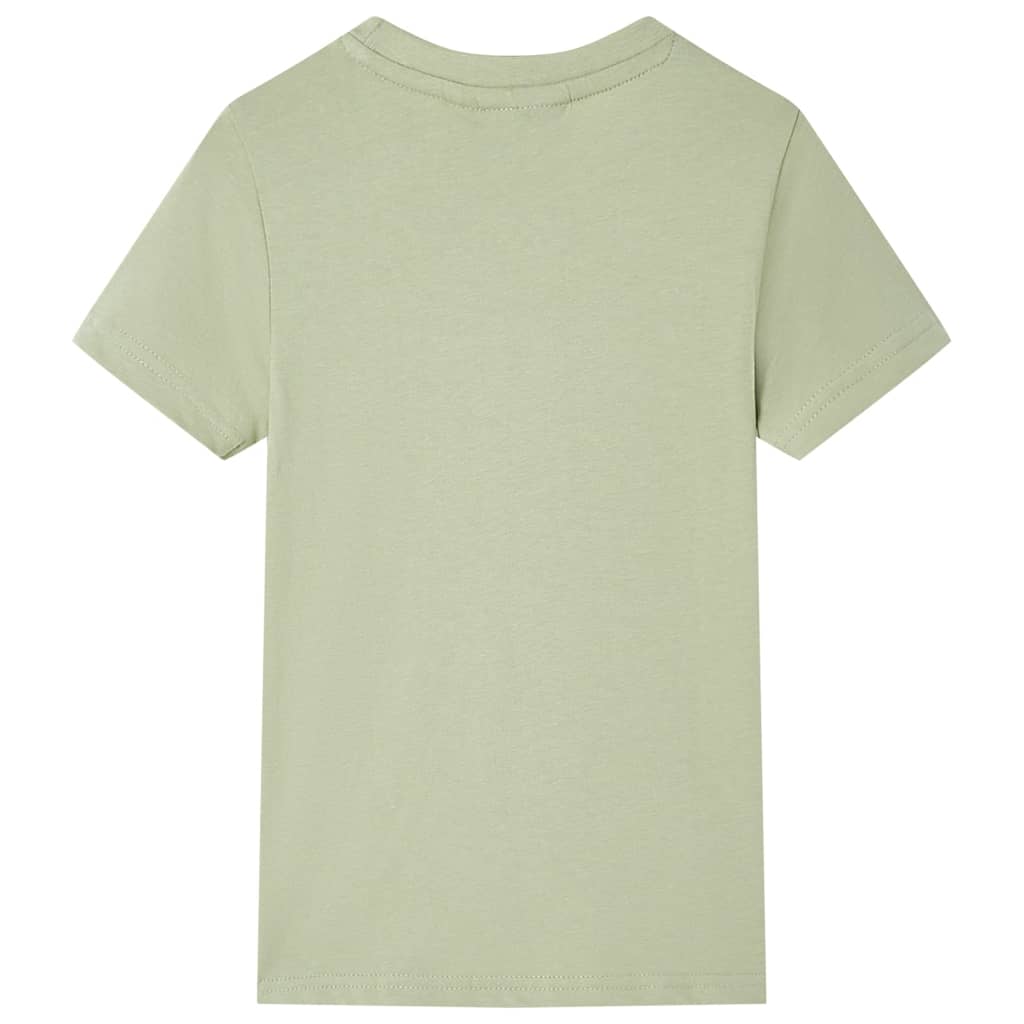 VidaXL Chemise enfant à manches courtes 92 kaki clair