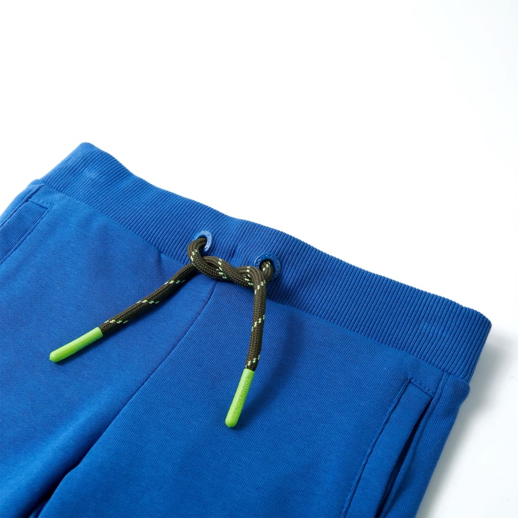 VidaXL short enfant avec cordon de serrage 104 bleu