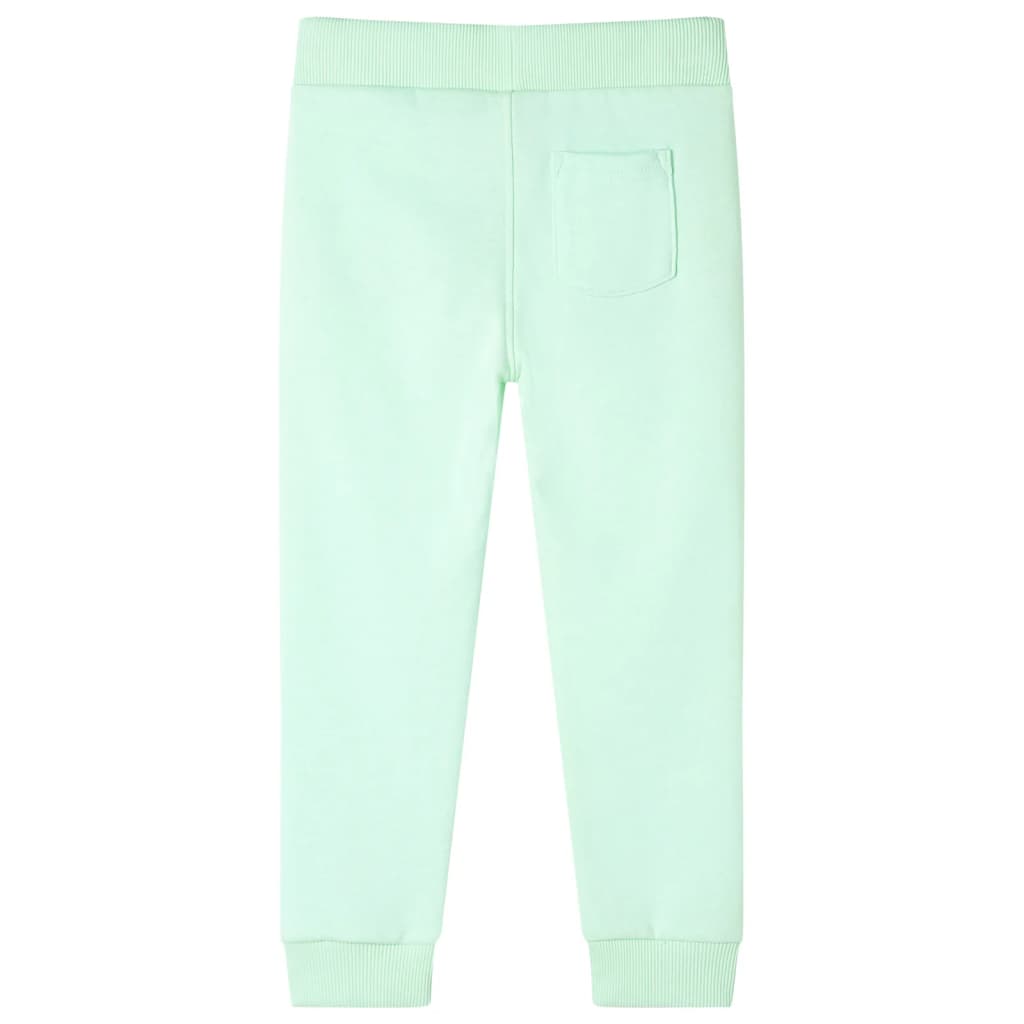 VidaXL pantalon de survêtement pour enfants 116 vert vif