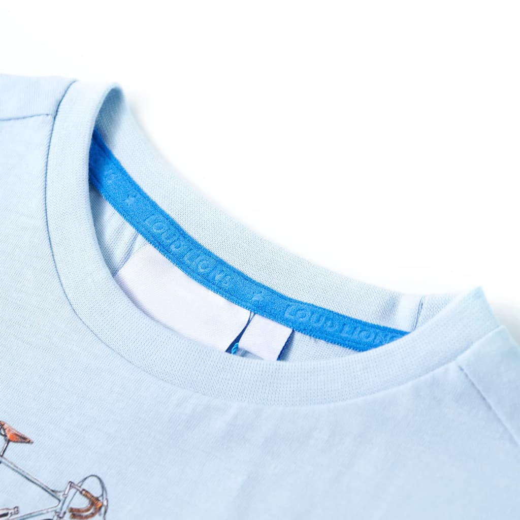 VidaXL chemise enfant 104 bleu clair