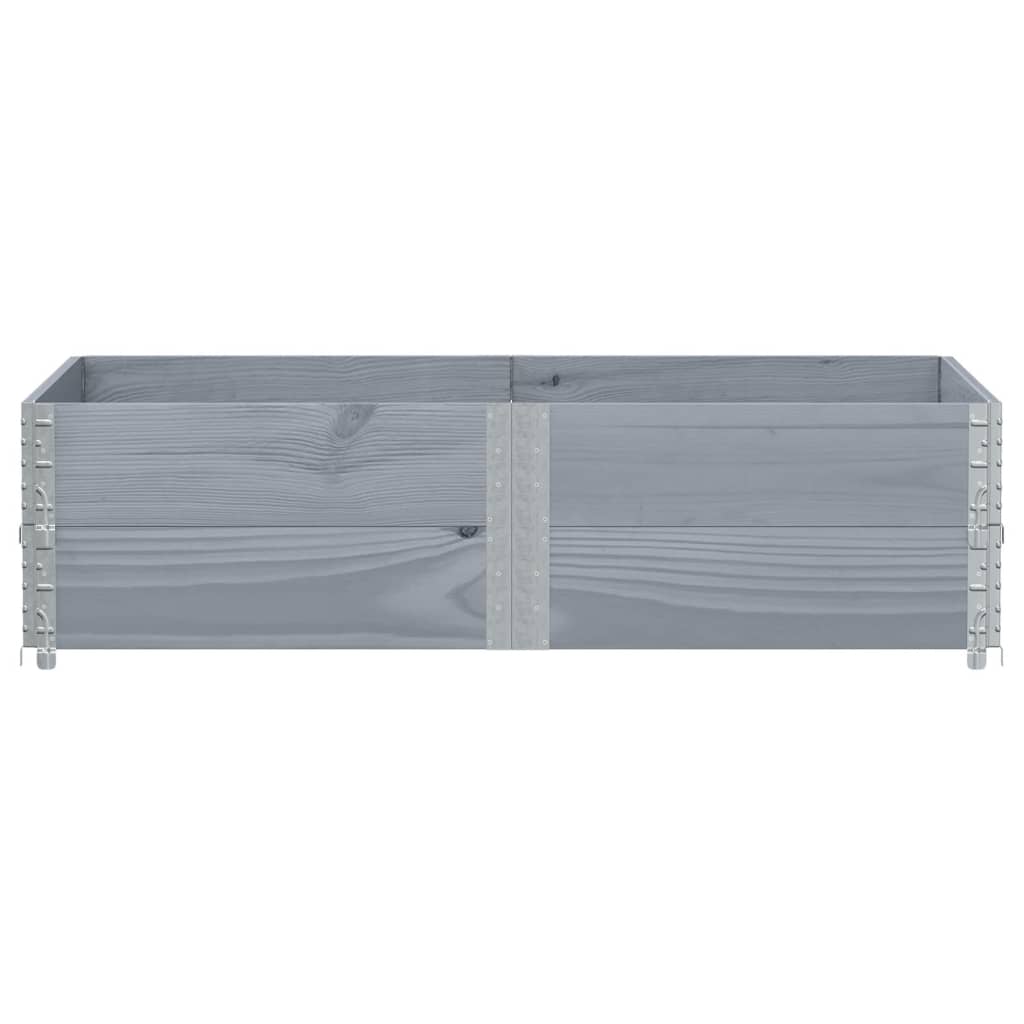 Vidaxx padėklų pratęsimai 2 vnt 150x100 cm pušies masyvo pilka