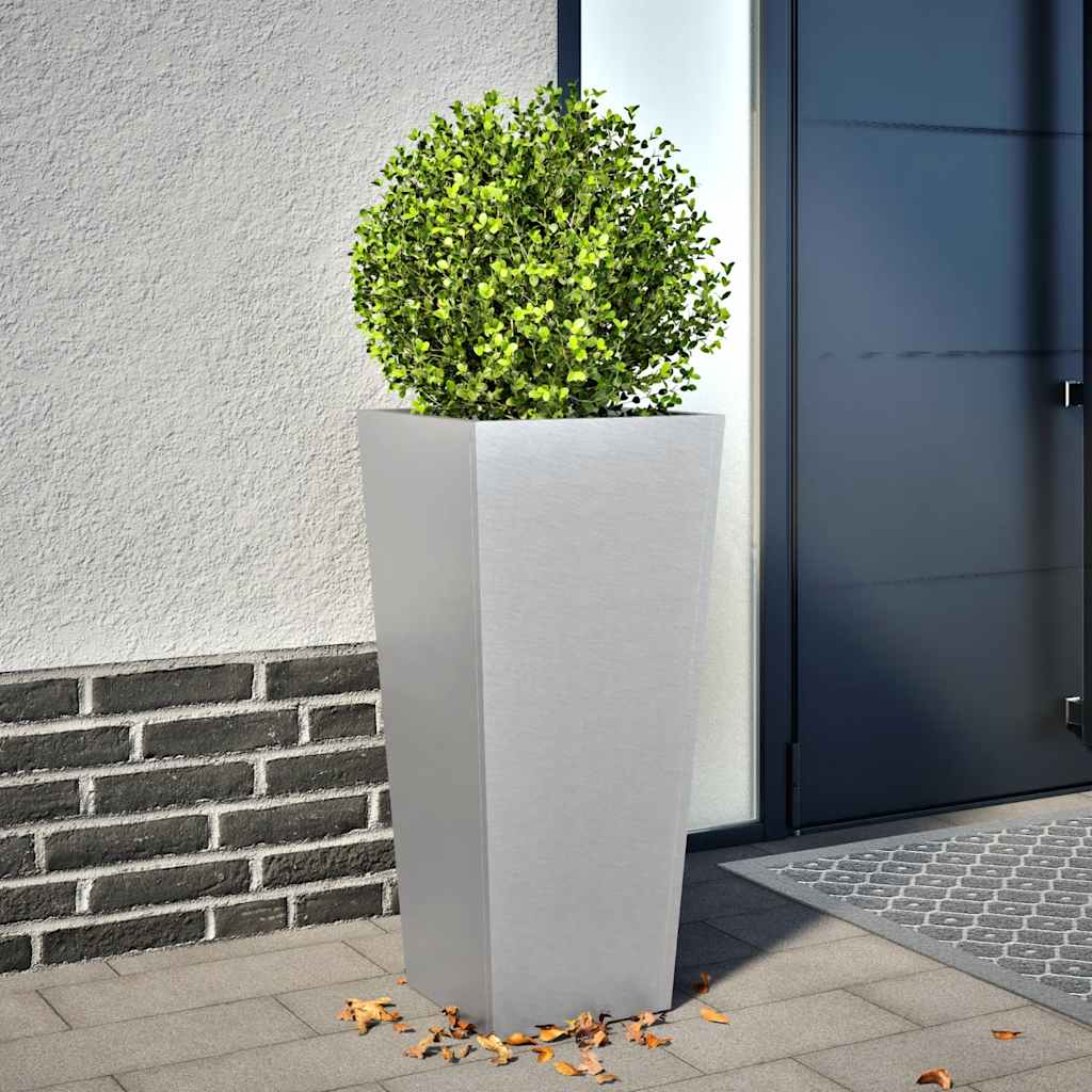 Vidaxx planter 35x35x75 cm galvanized steel