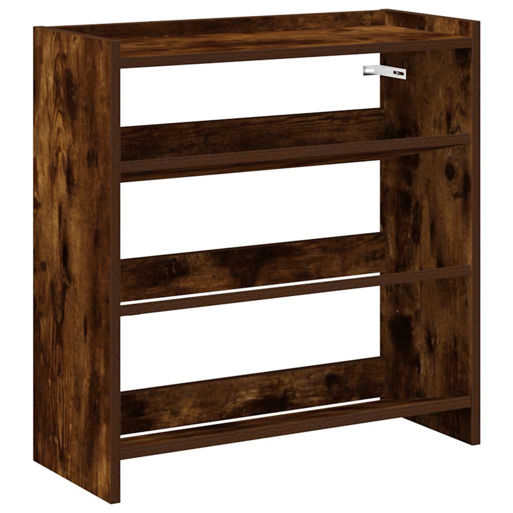 Vidaxx étagère à chaussures 60x25x62 cm bois traité, chêne fumé