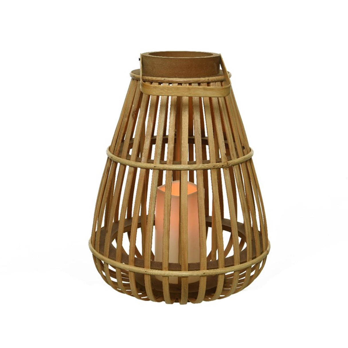 Decoris LED lámpás bambusz 25x25x27,5cm