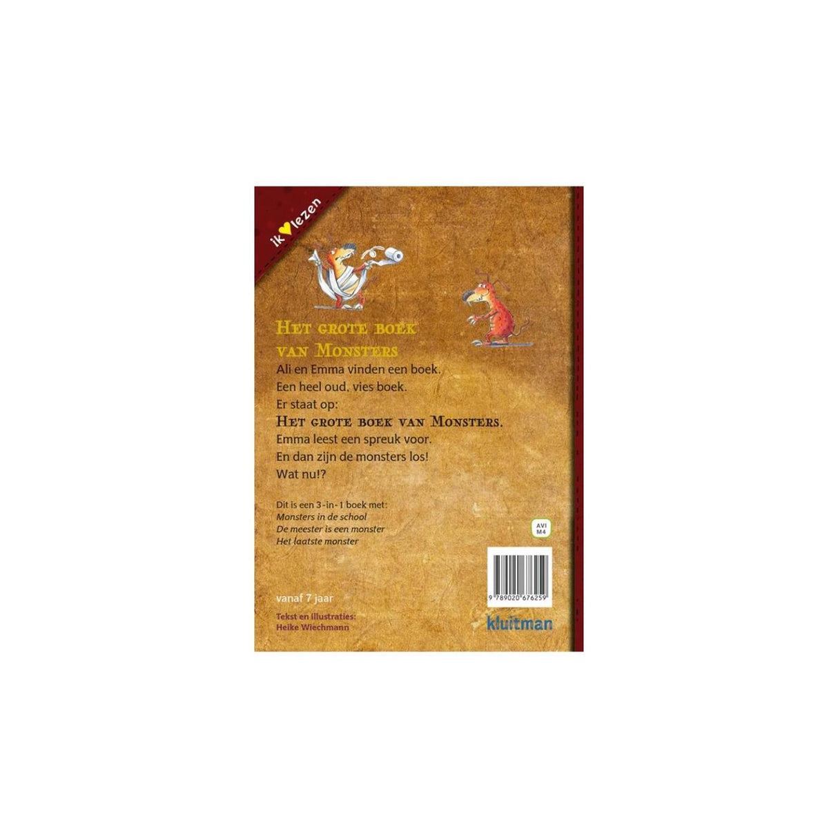 Verlag Kluitman Ech Léift liesen. déi grouss Buch vun Monsteren