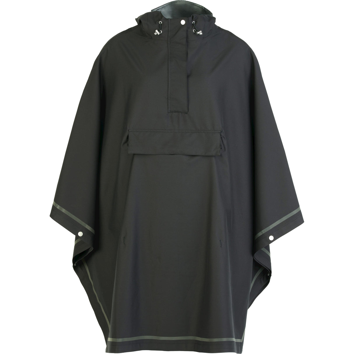WeatherGoods Schweden Poncho Imbris Black S M.