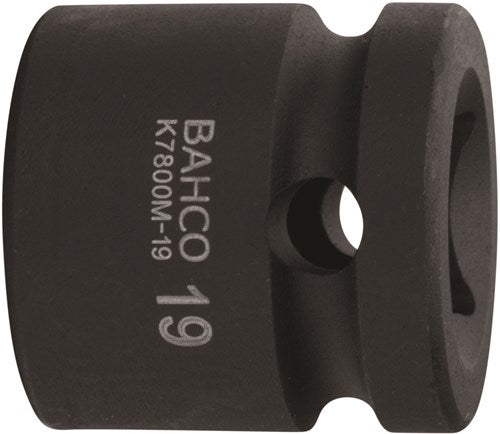 Bahco impact socket 1/2 | short | hex | phosphated | 21 mm - k7800m-21