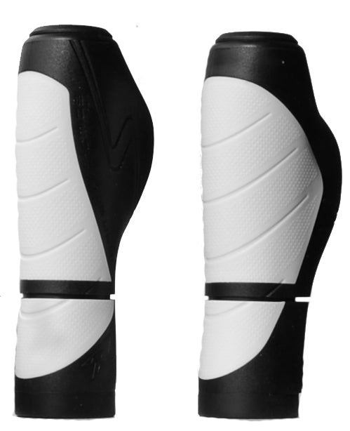 Simson Ergonomics Handles - 92mm black and white
