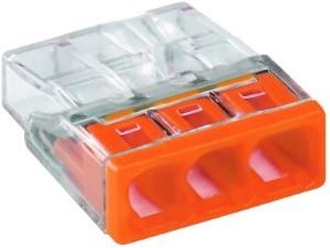 Enzo wago hegesztőbilincs 3x0,5-2,5mm trans narancs ds100 4047224