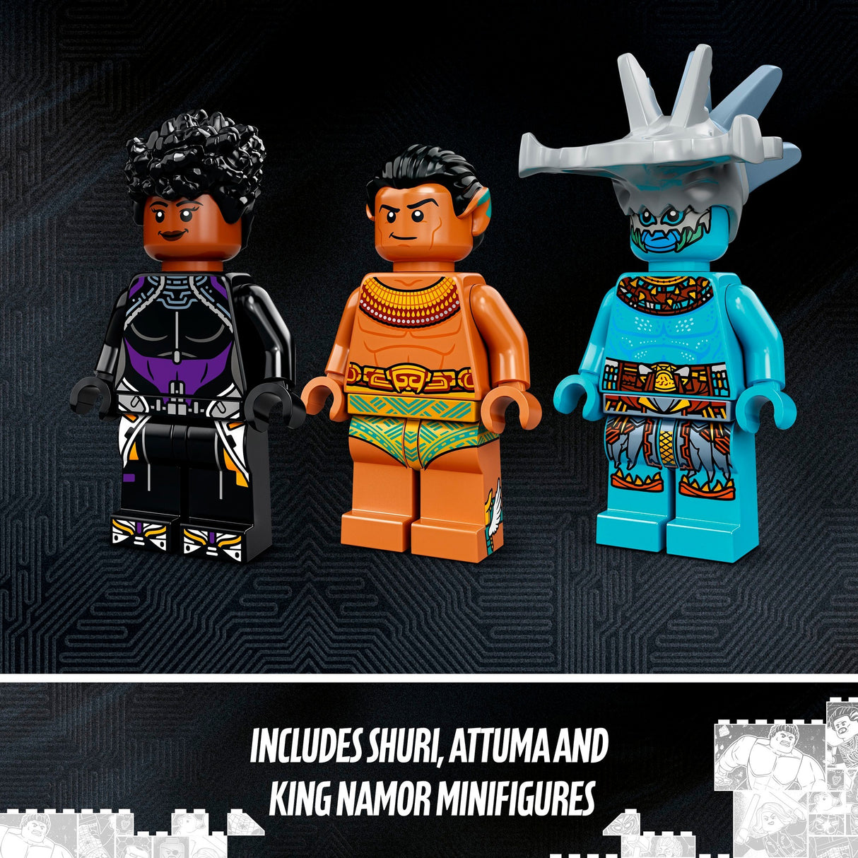 LEGO Marvel King Namor’s Throne Room Building Toy (76213)