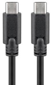 Enzo goobay usb-c - usb-c töltőkábel 1 m fekete - 9550204