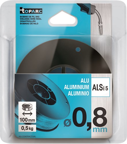Gys wire spool 100x0.8mm, 5kg, alsi 5 - 5193086685 5193086685