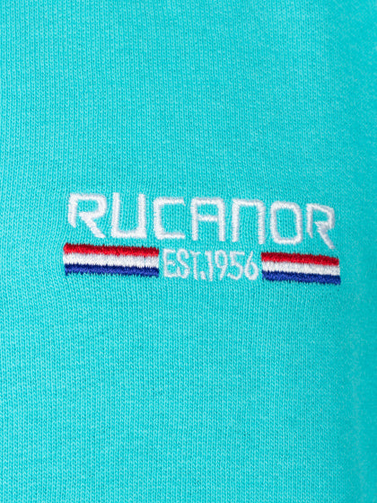 Rucanor Sky Sky Sweatvest Hooded Unlebrused Men Aqua Velikost m