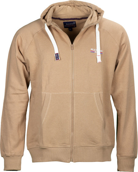 Rucanor Sky Sweatvest Hooded Unbrushed Men Beige Velikost xxl
