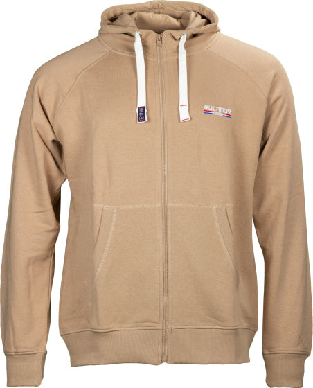 Rucanor Sky Sweatvest Hooded Unbrushed Men Beige Velikost xxl