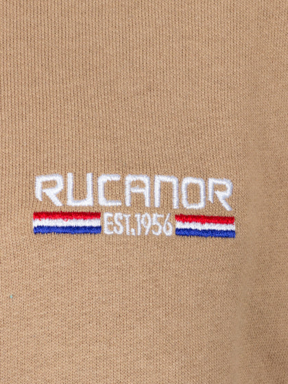 Rucanor Sky Sweatvest Hooded Unbrushed Men Beige Velikost xxl