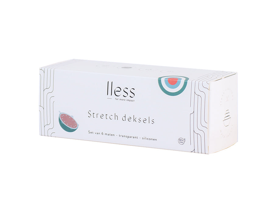 Lless silikónové viečka Stretch sada 6 ks
