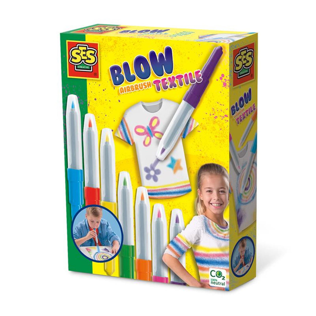 Ses blow airbrush Pinsel - Textil