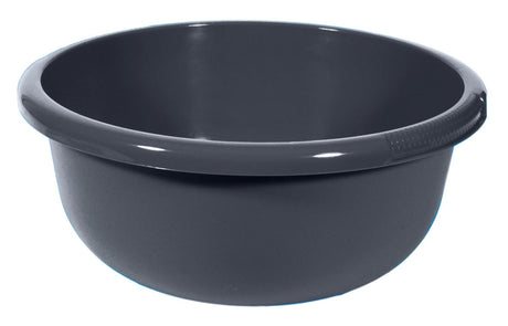 Tigela para lavar louça Curver redonda 10,5 litros antracite diâmetro 36xh16cm<br>