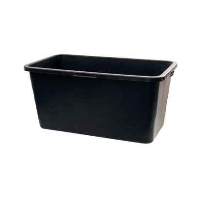 Products rectangular black mortar tub 45l