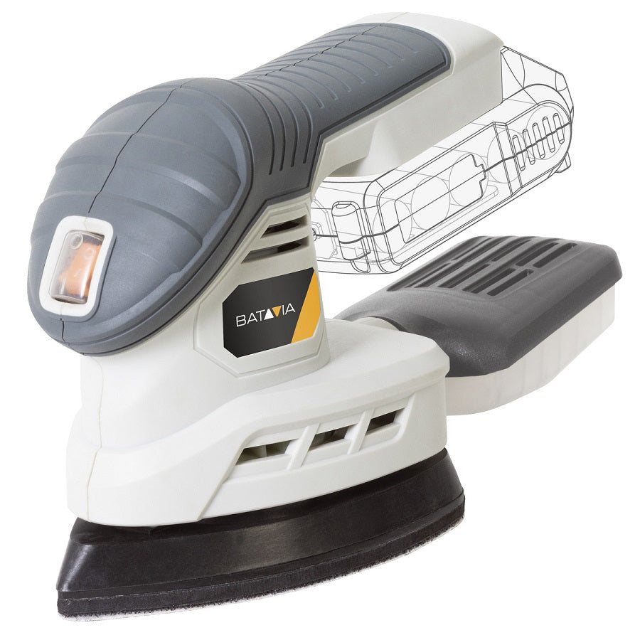 Produtos Batavia maxxpack corpo multilixadeira com bateria de 18v