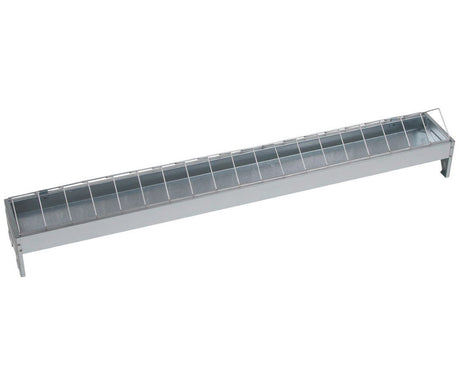 Products chicken feeder galvanized l100 x w13 x h15cm