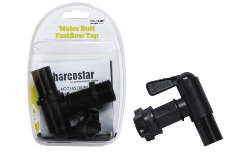 Harcostar producten regenton snelloopkraan zwart